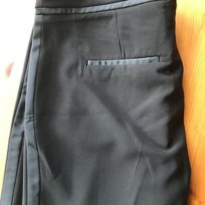 H&M size 16 black tuxedo satin stripe pants
